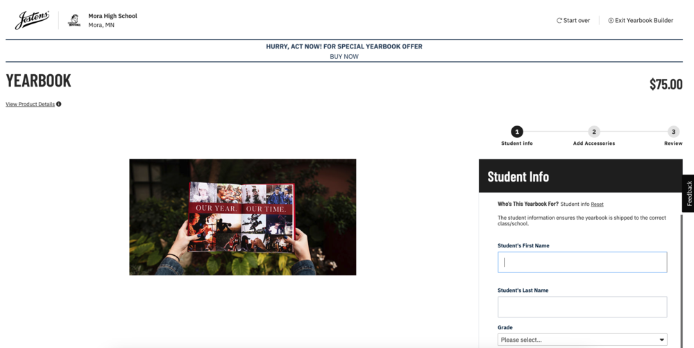Last chance to order yearbook