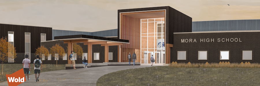 Mora High School 2023 rendering