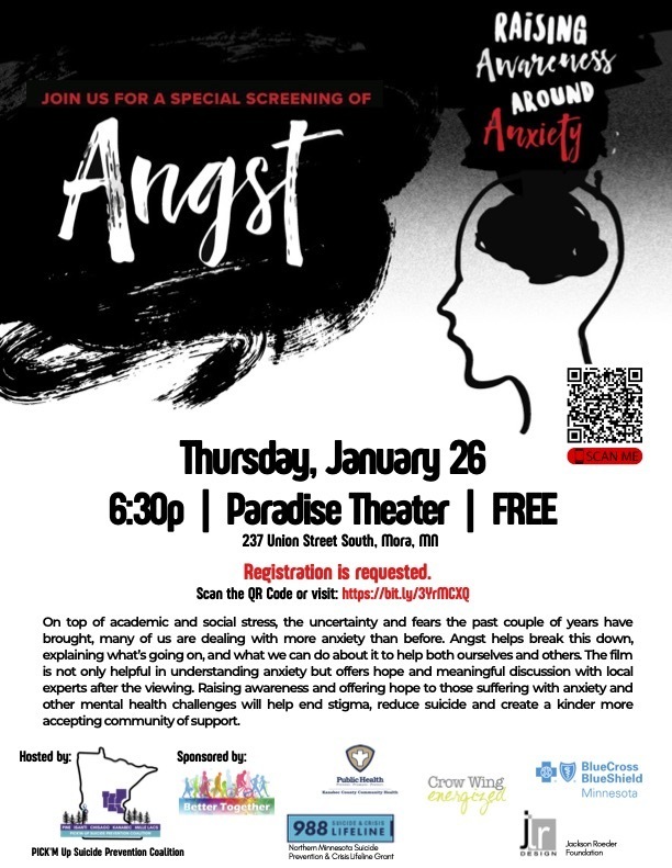 Angst  - a free showing at the Paradise Theater - see link for details