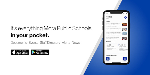 Mora Schools App promotional image