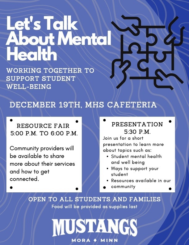 Mental Health Resource Fair see link for details